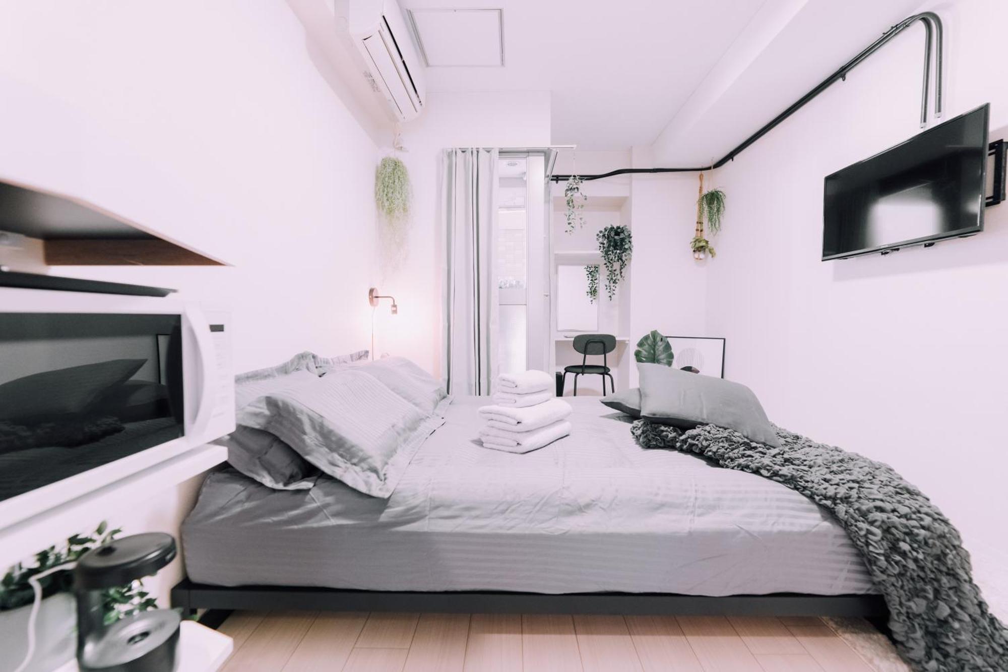 Apartemen Minimalist Loft Namba Compact With A 24-hour Gym Ma603 Osaka