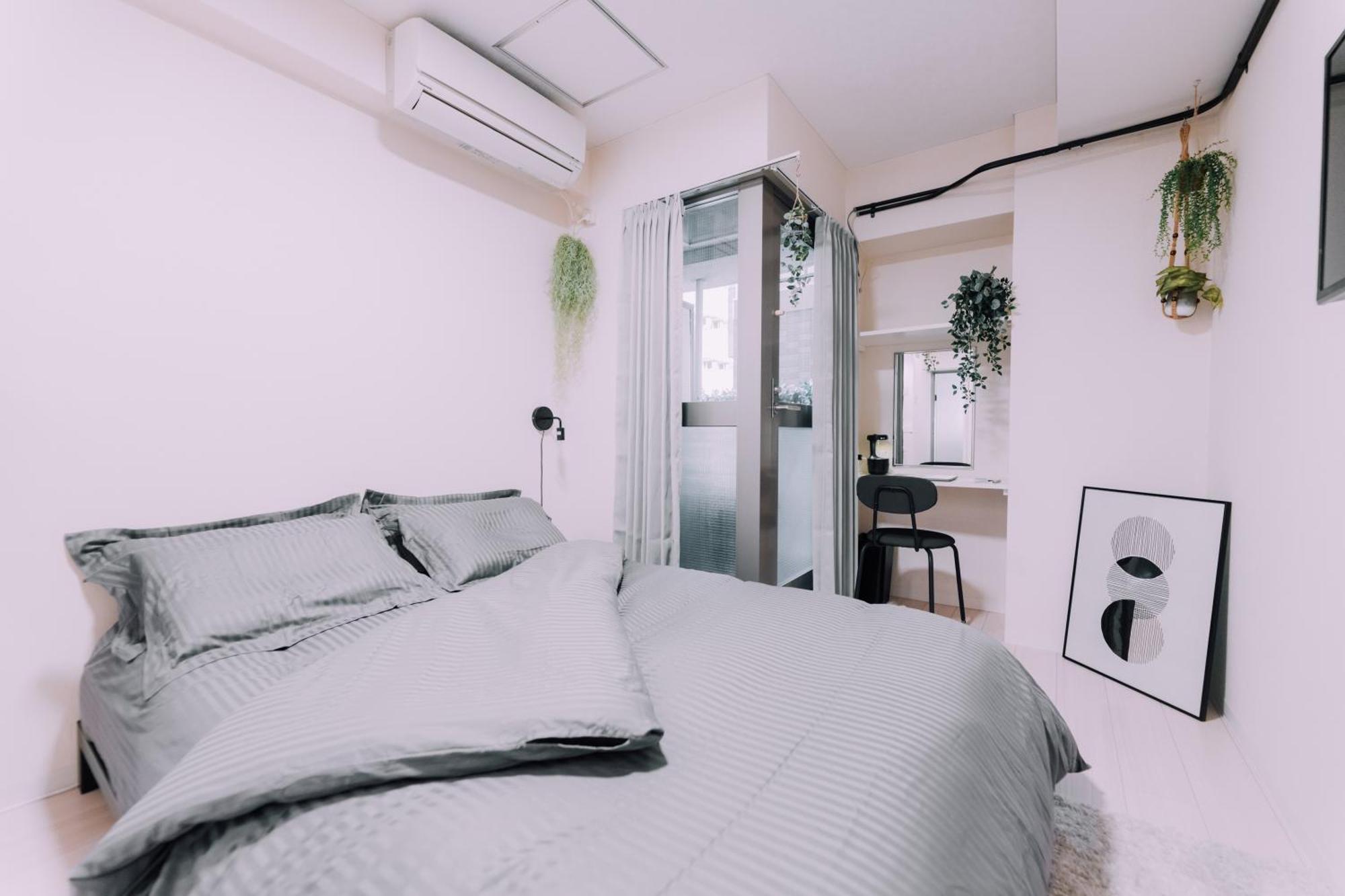 Minimalist Loft Namba Compact With A 24-hour Gym Ma603 Apartemen *